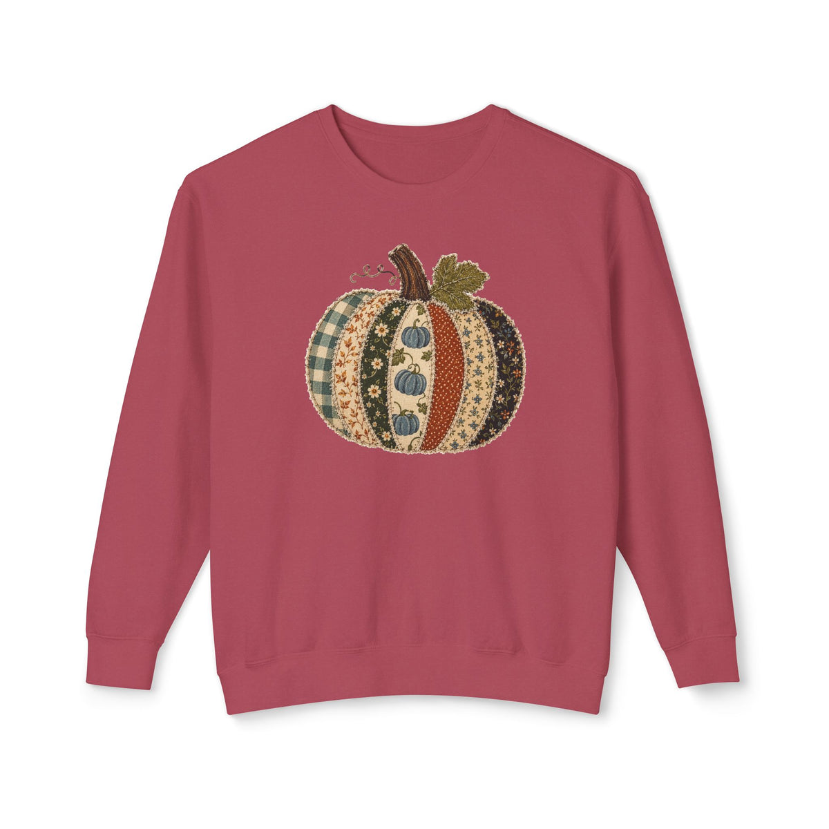Patchwork Pumpkin Crewneck Sweatshirt – Vintage Fall Pumpkin Sweatshirt