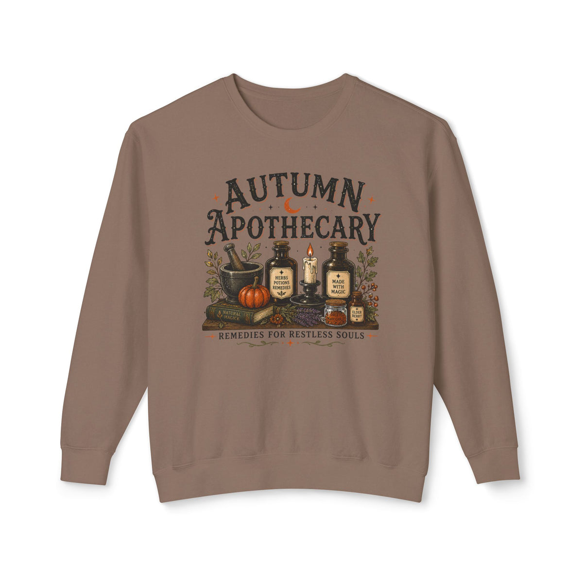 Witchy Goose Graphic T-Shirt Comfort Colors Crewneck Sweatshirt